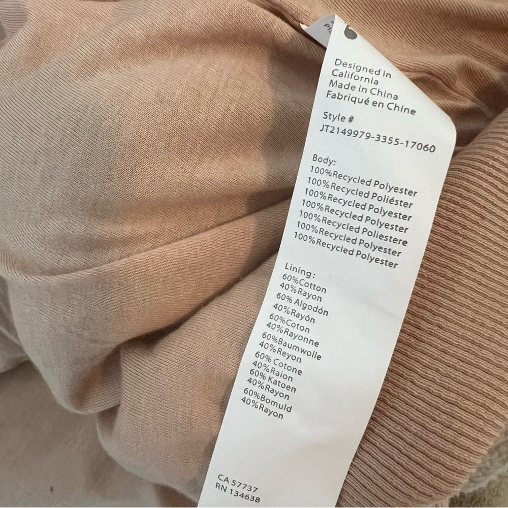 Fabletics Summit Sherpa Hooded Zip Up Teddy Jacket XL - Picture 9 of 9